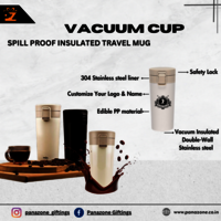 White Stainless Steel Vacuum Cup Insulated Travel Mug