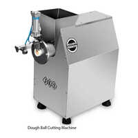 Dough Ball Cutting Machine - Stainless Steel, Silver Color | Automatic High Efficiency, Compact Structure, Free-standing Installation, Warranty Included