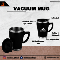 Black Vacuum Flask Travel Mug