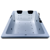 Phoenix 6 ft x 4 ft Combi-Massage Bathtub