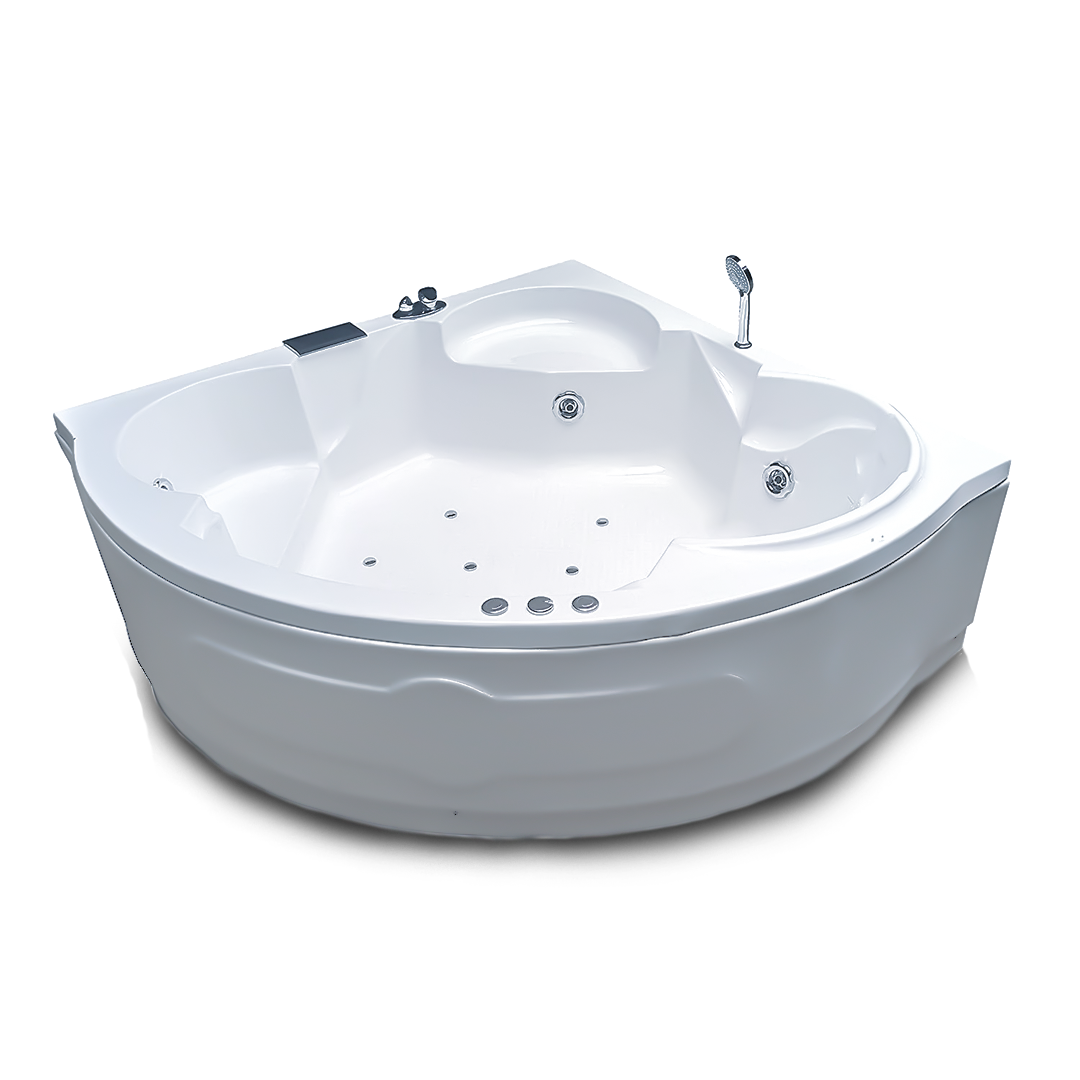 Ambassador 5 ft Corner Combi-Massage Bathtub