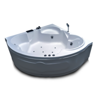 Ambassador 5 ft Corner Combi-Massage Bathtub