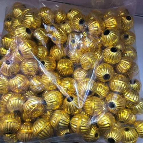 Plastic Golden Decorative Balls