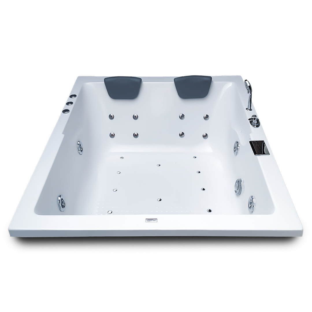 5 ft x 4 ft Combi-Massage Bathtub