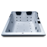 5 ft x 4 ft Combi-Massage Bathtub