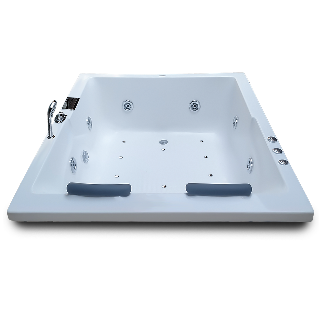 5 ft x 4 ft Combi-Massage Bathtub