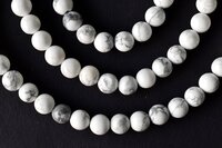 8mm Howlite Beads, Gemstone Beads for Necklace ,Crystal Beads Jewelry