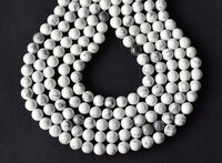 8mm Howlite Beads, Gemstone Beads for Necklace ,Crystal Beads Jewelry