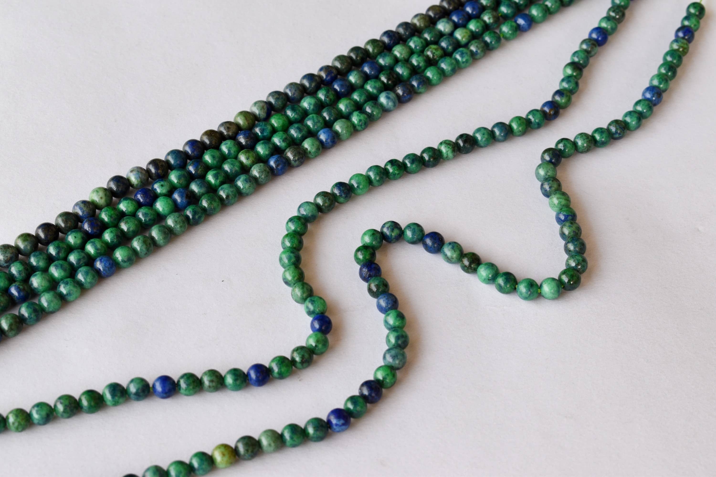 8mm Azurite Malachite Beads, Gemstone Beads for Necklace ,Crystal Beads jewelry