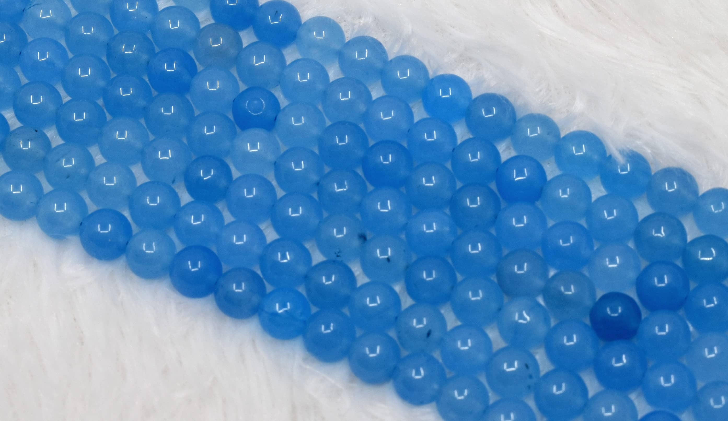 8mm Chalcedony Beads, Beads, Gemstone Beads for Necklace ,Crystal Beads Jewelry