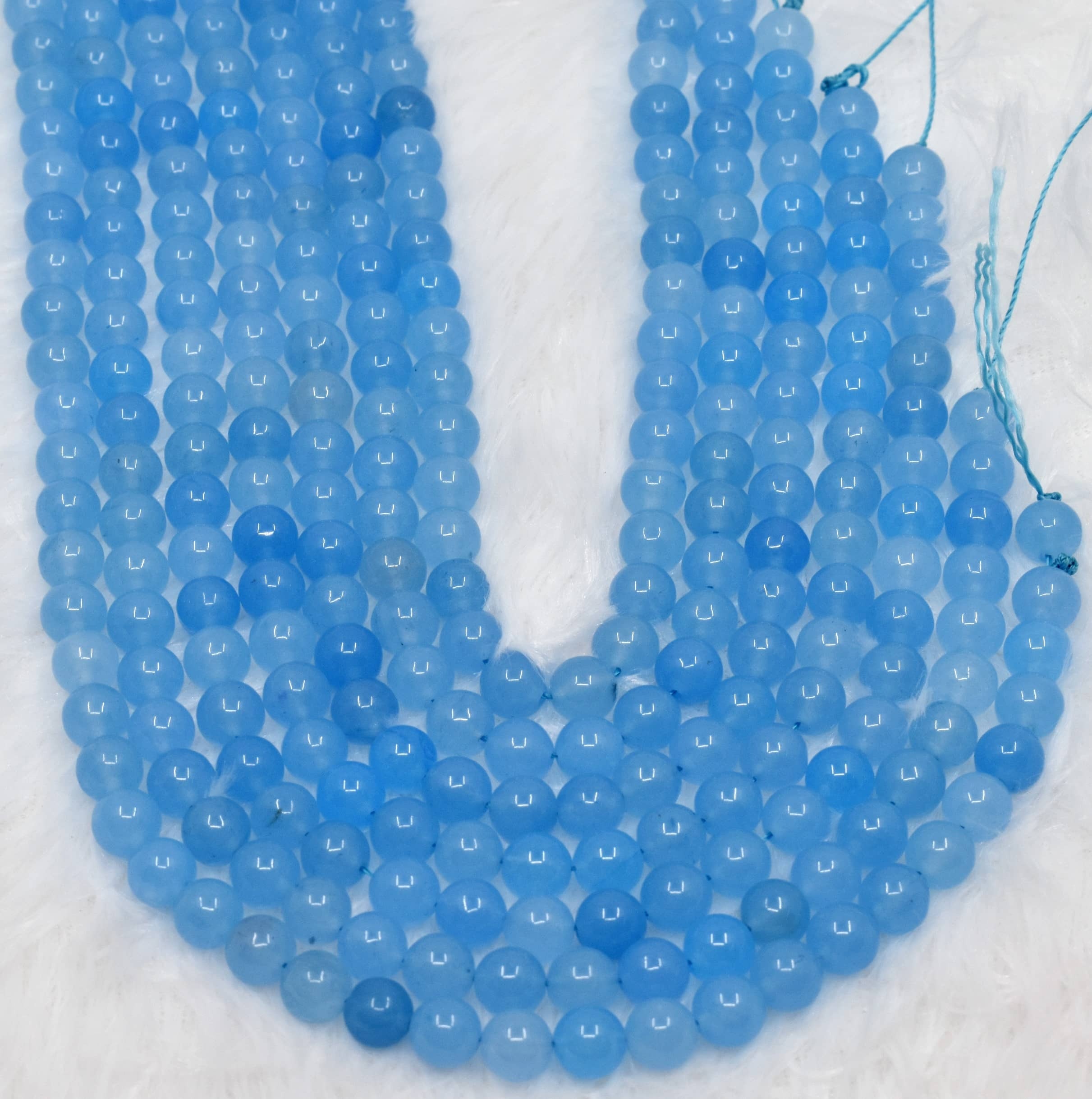 8mm Chalcedony Beads, Beads, Gemstone Beads for Necklace ,Crystal Beads Jewelry