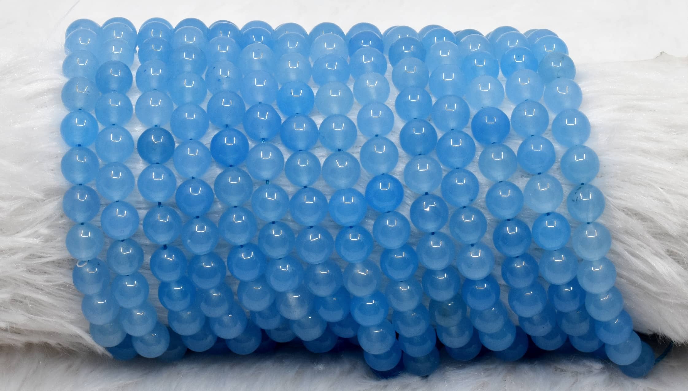 8mm Chalcedony Beads, Beads, Gemstone Beads for Necklace ,Crystal Beads Jewelry