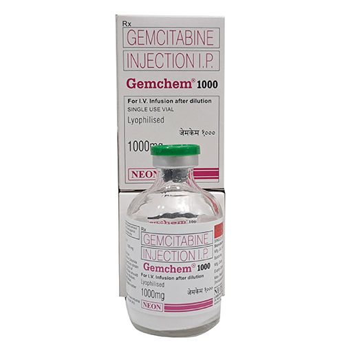 Liquid 1000 Mg Gemcitabine Injection Ip