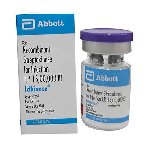 Recombinant Streptokinase For Injection IP 1500000 IU