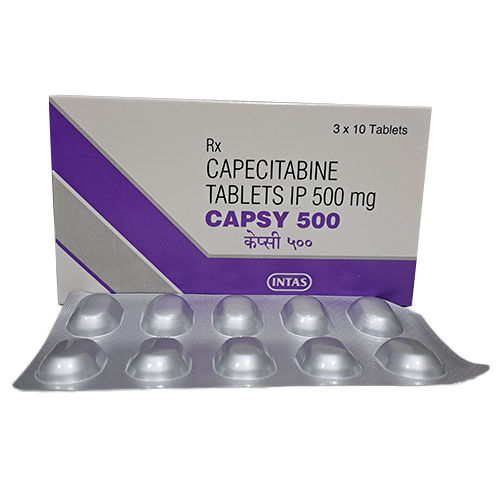 Capecitabine Tablets IP - 500 MG Dosage, Recommended For Human Use | General Medicine, Room Temperature Storage, Professional Guidance Required