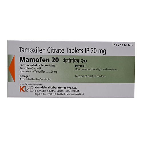 20 MG Tamoxifen Ci-trate Tablets IP