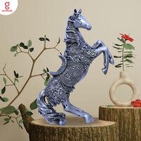 Horse Big Silver - Height: 5  Centimeter (cm)
