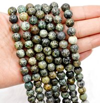 8mm African Turquoise Beads ,Crystal Beads for Necklace, Gemstone Beads Jewelry