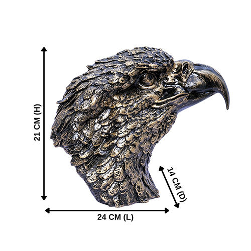 Face Eagle Black Height: 5  Centimeter (Cm)