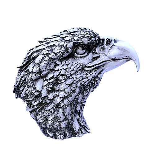 Face Eagle Grey Height: 5  Centimeter (Cm)