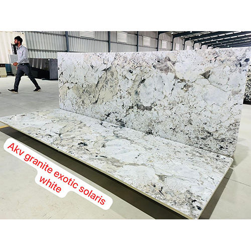 Exotic Solaris White Granite Application: Flooring