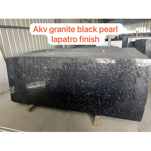 Black Pearl Lapatro Finish Granite Application: Flooring