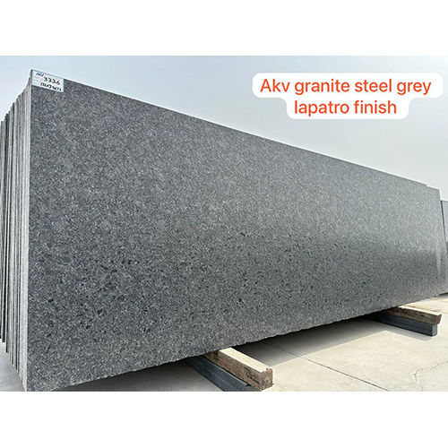 Steel Grey Lapatro Finish Granite Application: Flooring