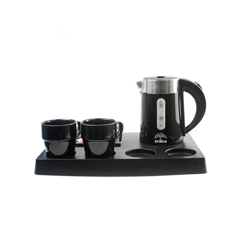 Black Electric Kettle Tray Set Combo