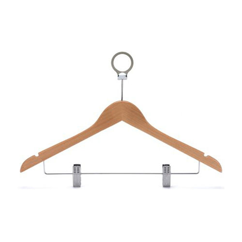 Brown Anti Theft Clip Cloth Hanger