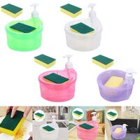 DOUBLE LAYER LIQUID SOAP DISPENSER WITH PUMP