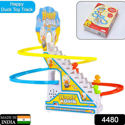 DUCKS CLIMB STAIRS TOY ROLLER COASTER