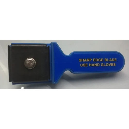 Blue Pipe Scrapper Blade