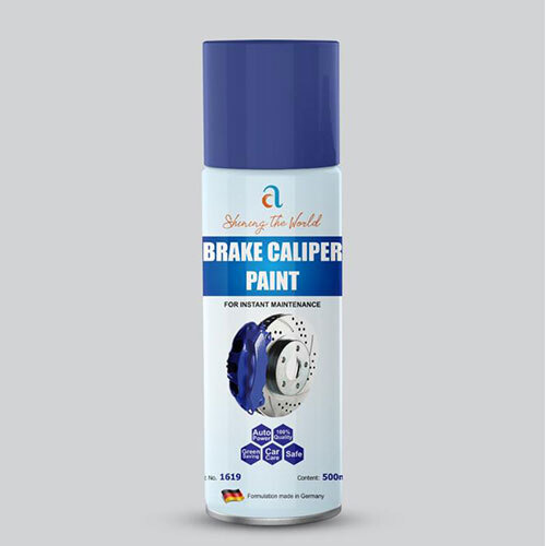 Blue brake calliper drum paint spray
