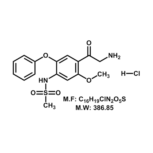 N-(4-glycyl-5-methoxy-2-phenoxyphenyl)methanesulfonamide hydrochloride