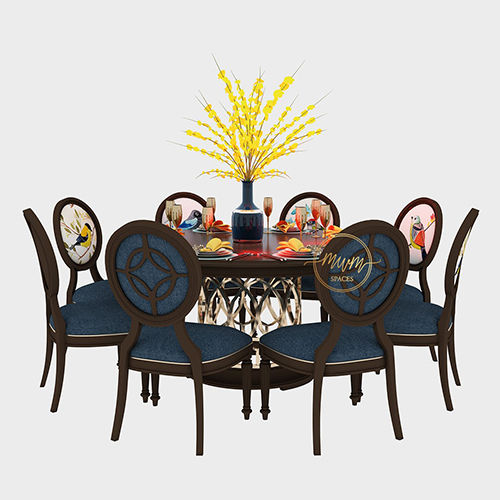 Round Dining Table And Chair