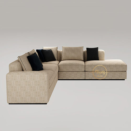 Fancy L-Shape Sofa No Assembly Required