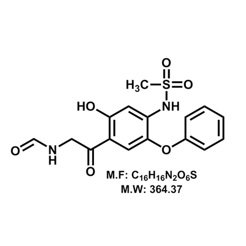 N-(2-(2-hydroxy-4-(methylsulfonamido)-5-phenoxyphenyl) formamide