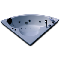 Leo 4.5 ft Corner Combi-Massage Bathtub