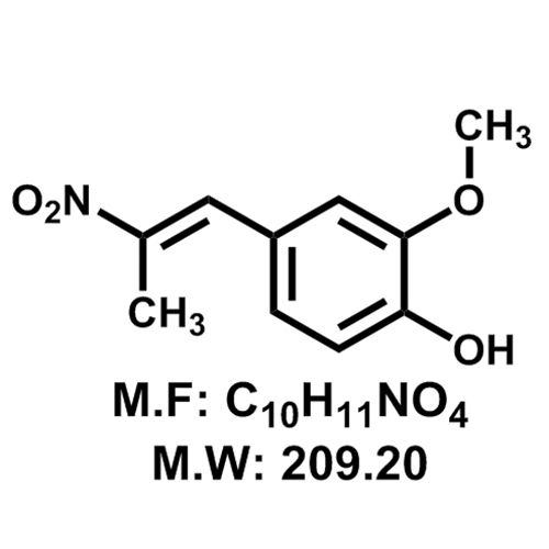 White (E)-2 Methoxy 4 (2 Nitroprop 1-Enyl) Phenol