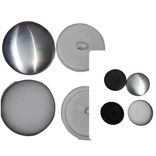 White Plastic Mold Buttons