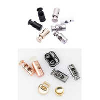 Garment Cord Stopper - Metal, 5 Mm Size, Multicolor | Durable And Versatile Solution For Garment Adjustments