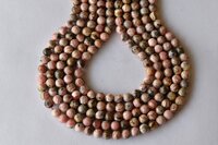 8mm Rhodochrosite Beads, Gemstone Beads for Necklace ,Crystal Beads Jewelry