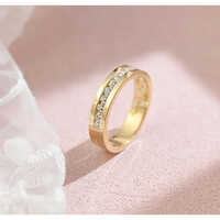 Mens Moissanite Wedding Ring, Mens Diamond Ring