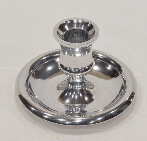 Aluminium Polished Candle Holder