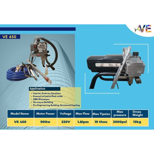 Airless Painting Machine Ve 450 - Operating Type: Automatic