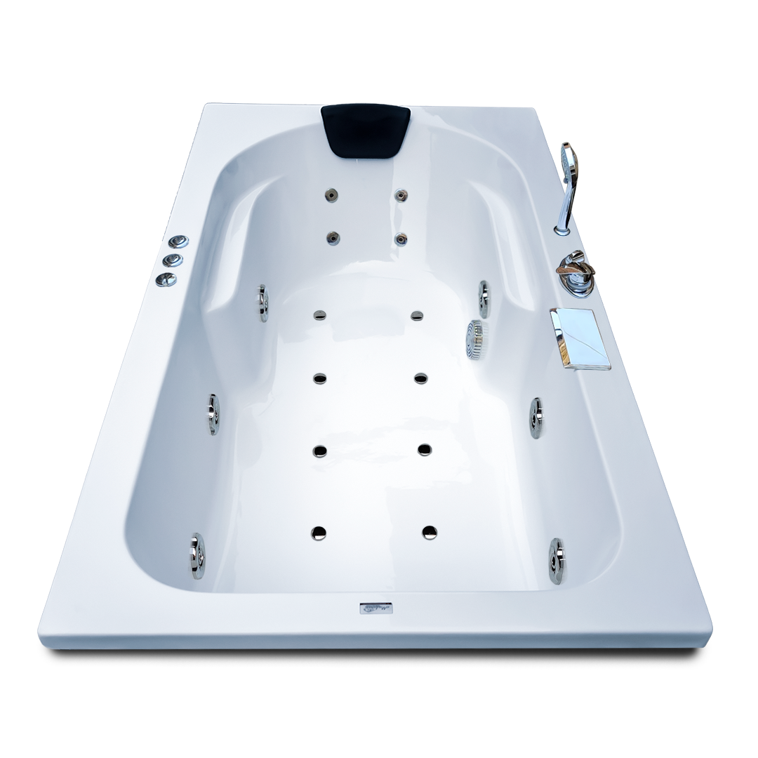 Alexander 6 ft x 3.25 ft Combi-Massage Bathtub