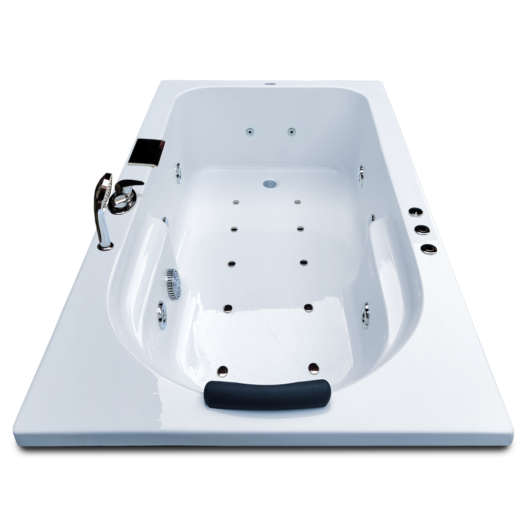 Alexander 6 ft x 3.25 ft Combi-Massage Bathtub