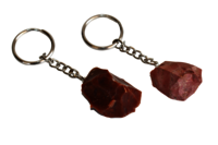 Red Jasper Key Chain, Gemstone Keychain Crystal Key Ring