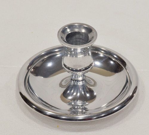 Aluminium Candle Holder Shiny