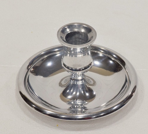 Aluminium Candle Holder Shiny